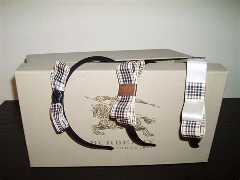 cerchietti burberry